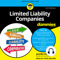 Limited Liability Companies For Dummies