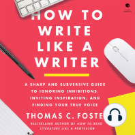 How to Write Like a Writer