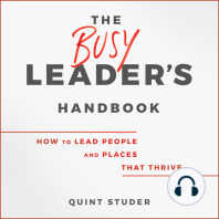 The Busy Leader's Handbook