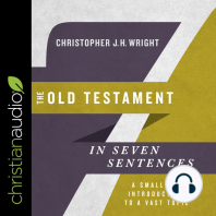 The Old Testament in Seven Sentences