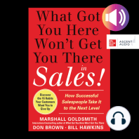 What Got You Here Won't Get You There in Sales