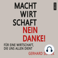 Machtwirtschaft - nein danke!