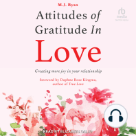 Attitudes of Gratitude in Love