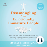 Disentangling from Emotionally Immature People