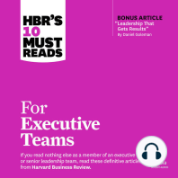 HBR's 10 Must Reads for Executive Teams