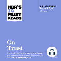 HBR's 10 Must Reads on Trust (with bonus article "Begin with Trust" by Frances X. Frei and Anne Morriss)