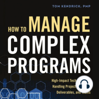 How to Manage Complex Programs