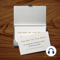 The Art of the Sale