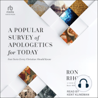 A Popular Survey of Apologetics for Today