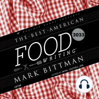 The Best American Food Writing 2023