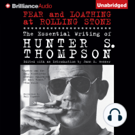 Fear and Loathing at Rolling Stone: The Essential Writing of Hunter S. Thompson