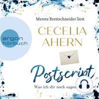 Postscript - Was ich dir noch sagen möchte (Gekürzte Lesung)