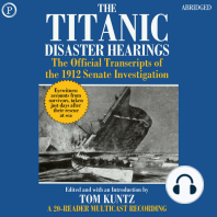 The Titanic Disaster Hearings