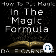 How To Put Magic In The Magic Formula