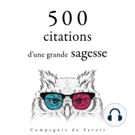 500 citations d'une grande sagesse
