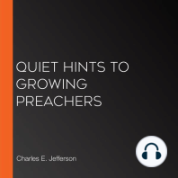 Quiet Hints to Growing Preachers