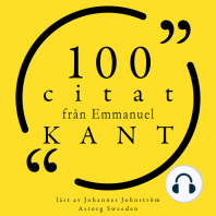100 citat från Immanuel Kant