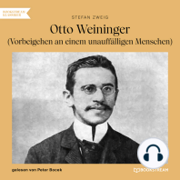 Otto Weininger - Vorbeigehen an einem unauffälligen Menschen (Ungekürzt)