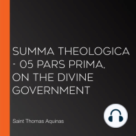 Summa Theologica - 05 Pars Prima, On the Divine Government