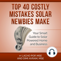 Top 40 Costly Mistakes Solar Newbies Make