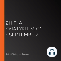 Zhitiia Sviatykh, v. 01 - September