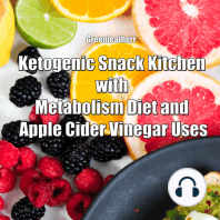 Ketogenic Snack Kitchen with Metabolism Diet and Apple Cider Vinegar Uses