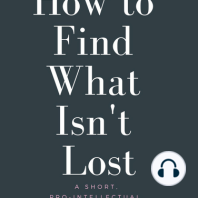 How to Find What Isn't Lost