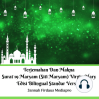 Terjemahan Dan Makna Surat 19 Maryam (Siti Maryam) Virgin Mary Edisi Bilingual Standar Version