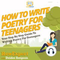 How To Write Poetry For Teenagers