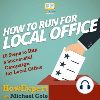 How To Run For Local Office