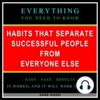 Habits that Separate Successful People from Everyone Else