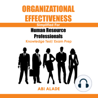 Organizational Effectiveness Simplified for Human Resource Professionals