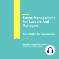 Stress Management For Leaders And Managers