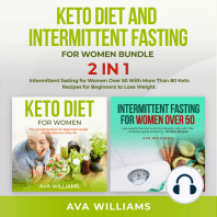 Keto Diet and Intermittent Fasting for Women Bundle, 2 in 1