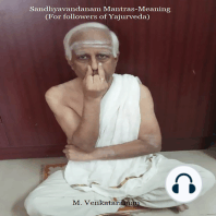 Sandhyavandanam Mantras-Meaning