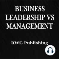 Business Leadership vs Management