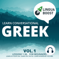 Learn Conversational Greek Vol. 1