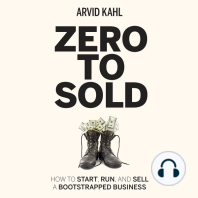 Zero to Sold: How to Start, Run, and Sell a Bootstrapped Business