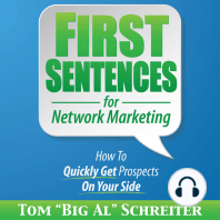 First Sentences for Network Marketing