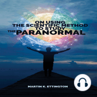 On Using the Scientific Method for the Paranormal