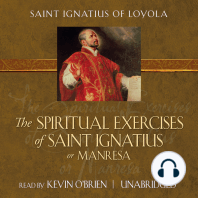 The Spiritual Exercises of Saint Ignatius or Manresa