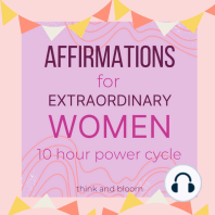 Affirmations For Extraordinary Women 10 hour power cycle