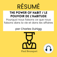 RÉSUMÉ - The Power of Habit / Le Pouvoir De L'Habitude 