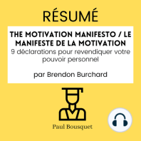 RÉSUMÉ - The Motivation Manifesto / Le Manifeste de la Motivation 