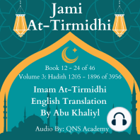 Jami At-Tirmidhi English Translation Book 12-24 (Volume 3) Hadith number 1205-1896 of 3956