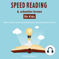 Speed Reading & schneller lernen für Kids