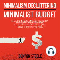 Minimalism Decluttering + Minimalist Budget 2-in-1