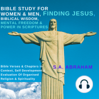 Bible Study For Women & Men, Finding Jesus, Biblical Wisdom, Mental Freedom & Power In Scriptures