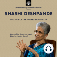 Mitra Tantra Archive Of Personal Narratives presents - Shashi Deshpande