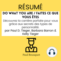 Résumé - Do What You Are / Faites ce que vous êtes 